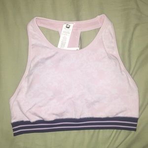 Fabletics Never been worn pink floral sports bra.